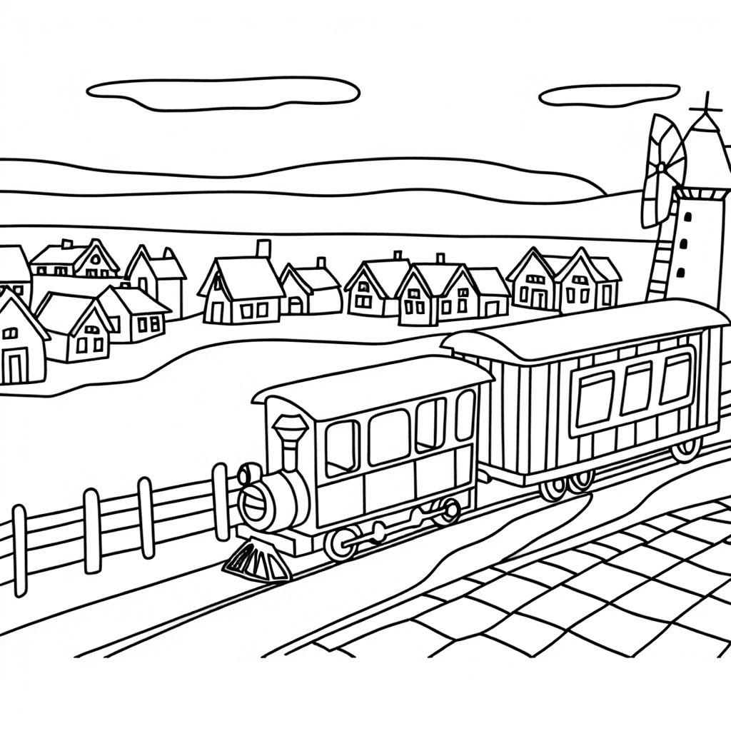 Nostalgische Trein Door het Platteland