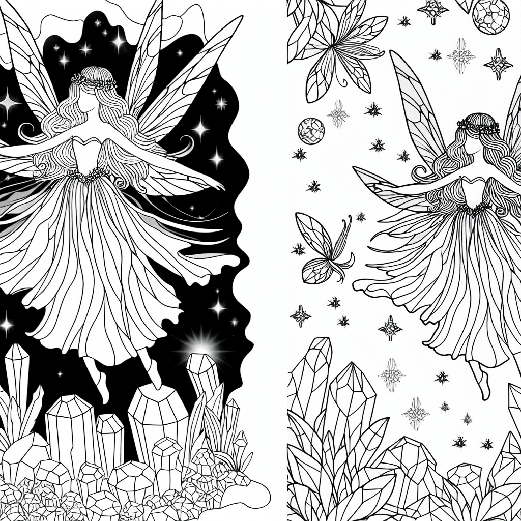 Magische Märchenfee Ausmalbild