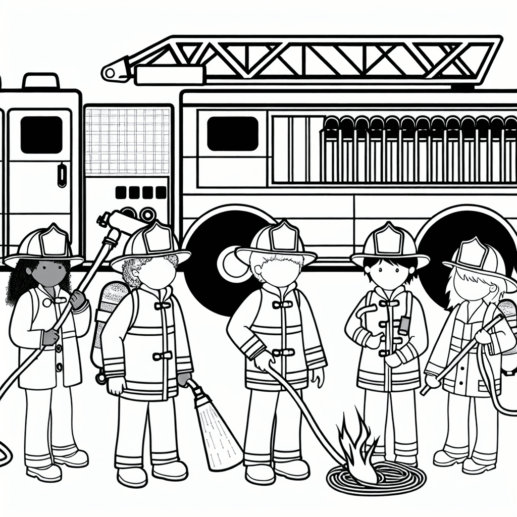 Feuerwehrteam im Einsatz