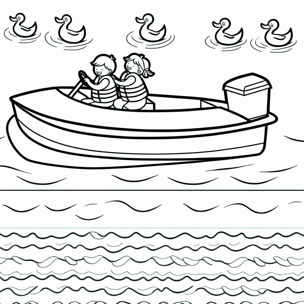 Spaß im Tretboot auf dem See